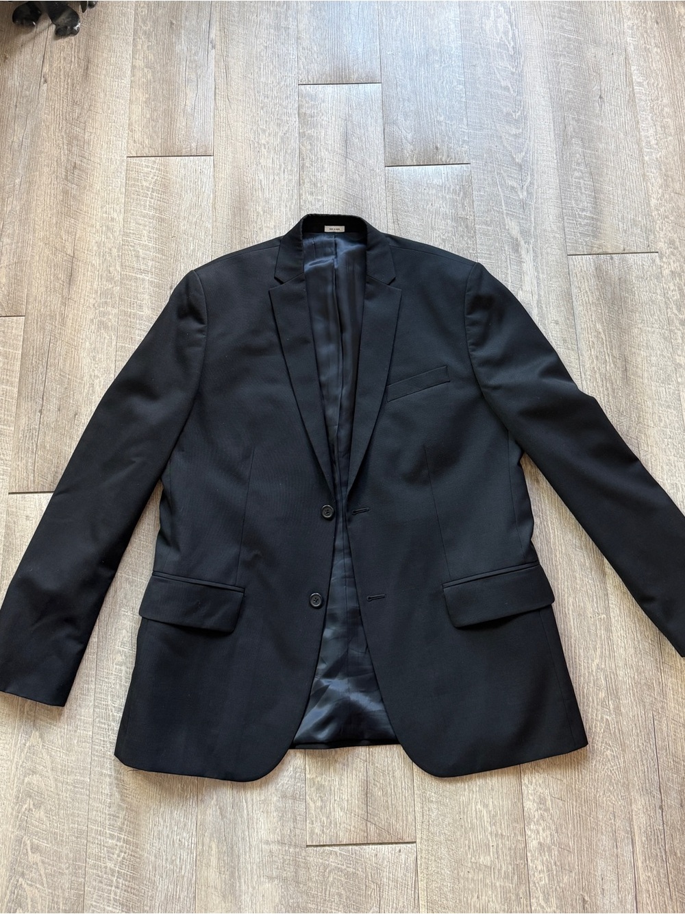 Calvin Klein Men's Black Single-Breasted Blazer